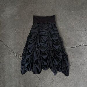 Ash Black A-Line Women's Skirt